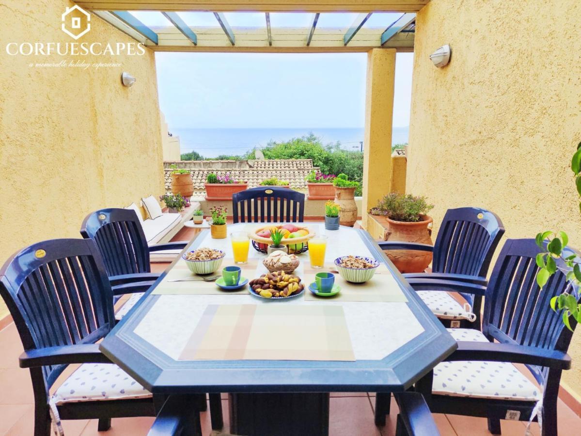 Mira El Mar By Corfuescapes Villa Barbati Dış mekan fotoğraf
